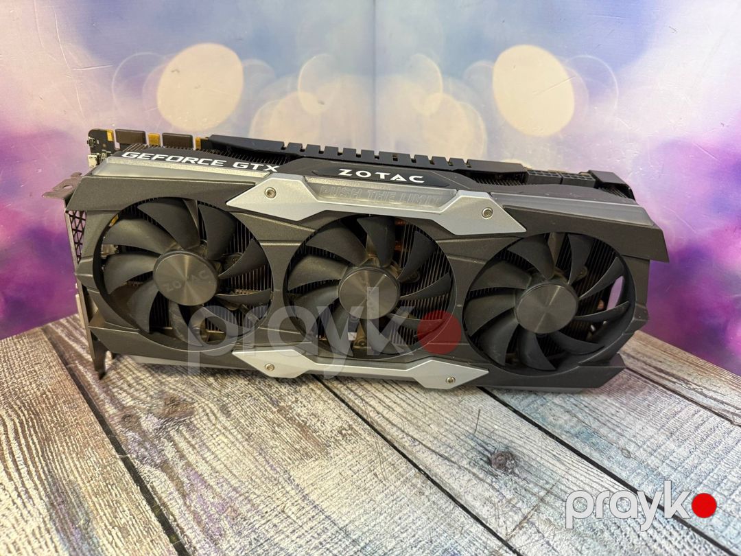 Videokart GTX 1080Ti AMP Extreme Edition 11GB — Kompüterlər və noutbuklar, Bakı (7)