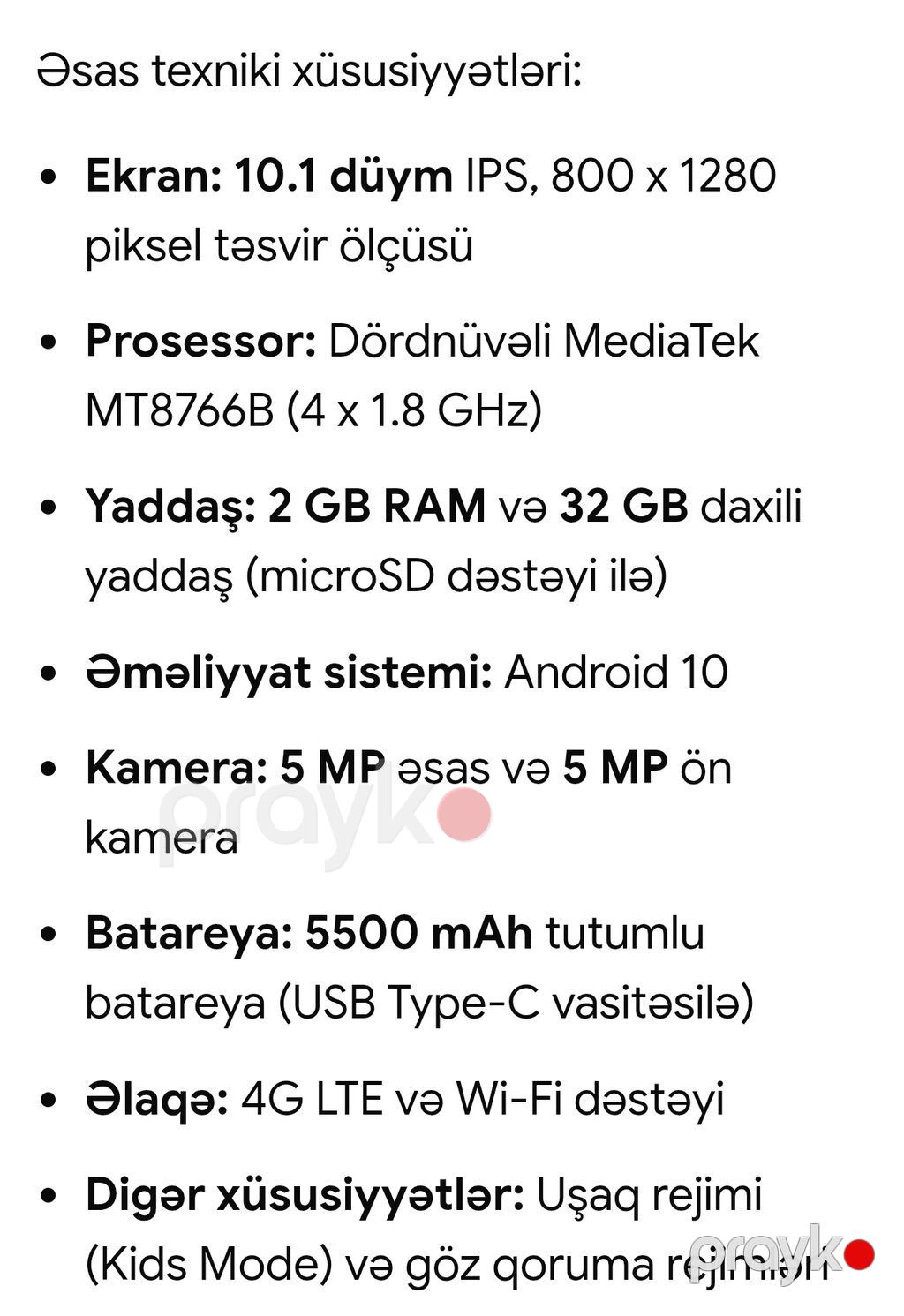 Sim kart dəstəkləyir. Yaxşı vəziyyətdədi,heç bir problemi yoxdur — Digər planşetlər, Bakı (3)