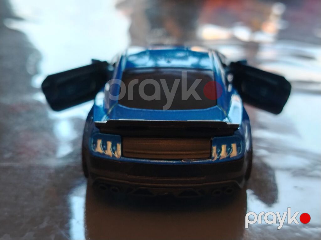 Mavi rəngli metal oyuncaq sport kupe maketi - Korpus: metal gövdə — Modellar, Bakı (3)