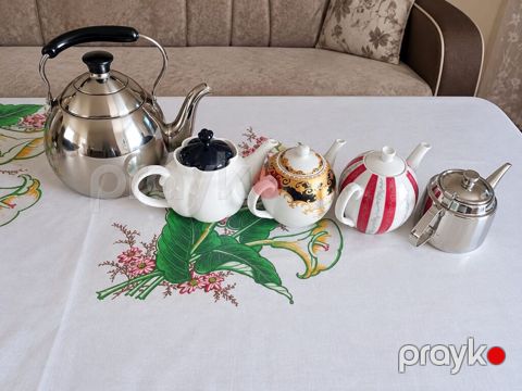 Çay dəsti, rəng - Ağ, Şüşə, Rusiya — Bakı