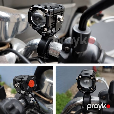 LED projektor motosikl/moped/kvadrosikl/skuter üçün, qara — Bakı