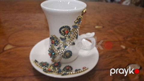 Çay dəsti, rəng - Ağ, Farfor, 6 nəfərlik — Bakı
