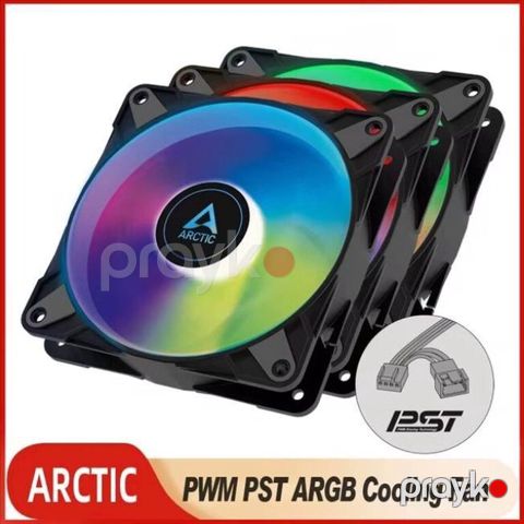 Arctıc P12 PWM PST A-rgb 120mm Case Fan A-rgb 3 in 1 Pack — Bakı