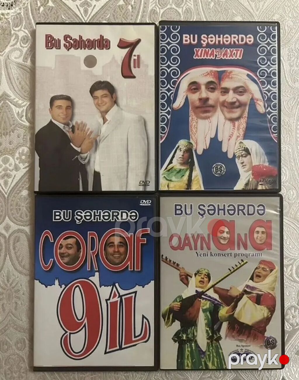 Məhsul: DVD disklər kolleksiyası Tərkib: - “Bu Şəhərdə” seriyası: 7 — Musiqi və filmləri, Bakı (2)