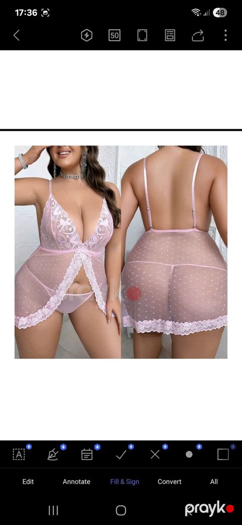 Zərif çəhrayı rəngli qadın gecəlik dəsti. - Model: Şəffaf tüllü — Bakı