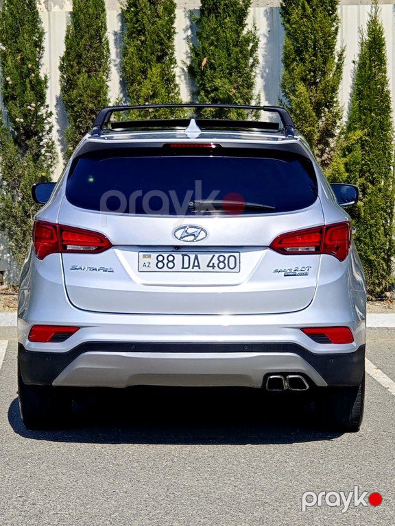 Hyundai Santa Fe, 2.0 L, 2016 il, 95 000 km — Avtomobillər, Bakı (6)