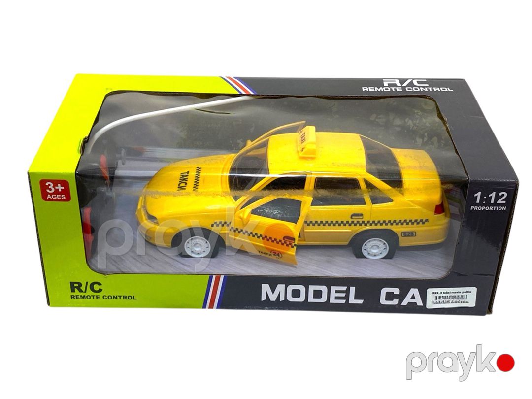 Radio ilə idarə olunan avtomobil Taxi M6684, 3 yaşdan, sarı — Mallar, Bakı (2)