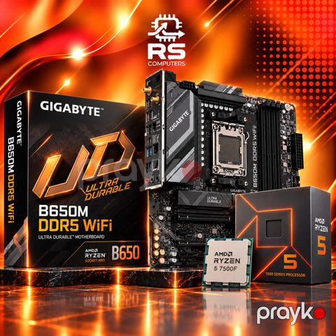 Gıgabyte B650M DDR5 WiFi + Ryzen 5 7500F bundle — Bakı