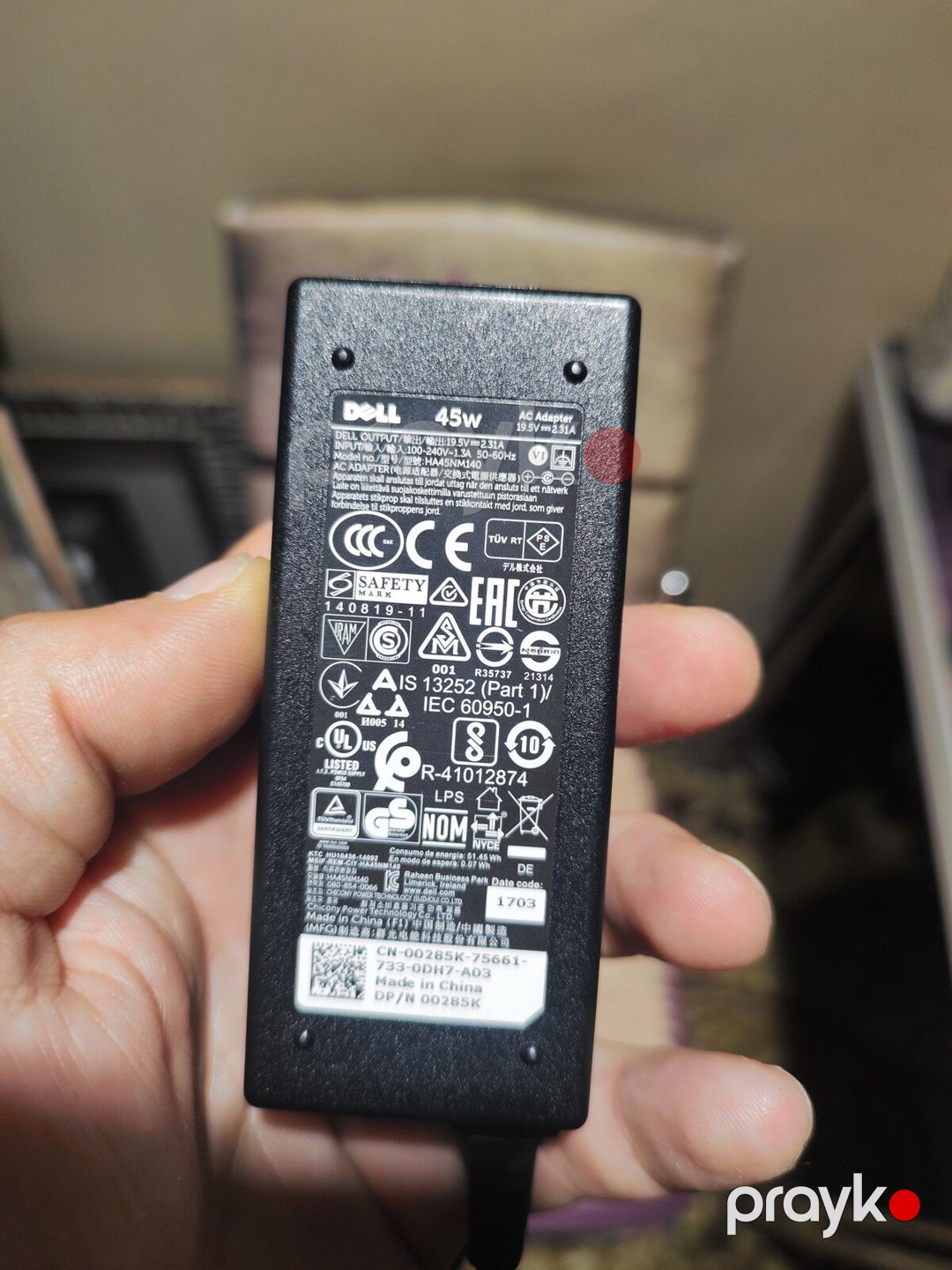 Adapter Dell 45w — Periferik cihazlar, Bakı (3)
