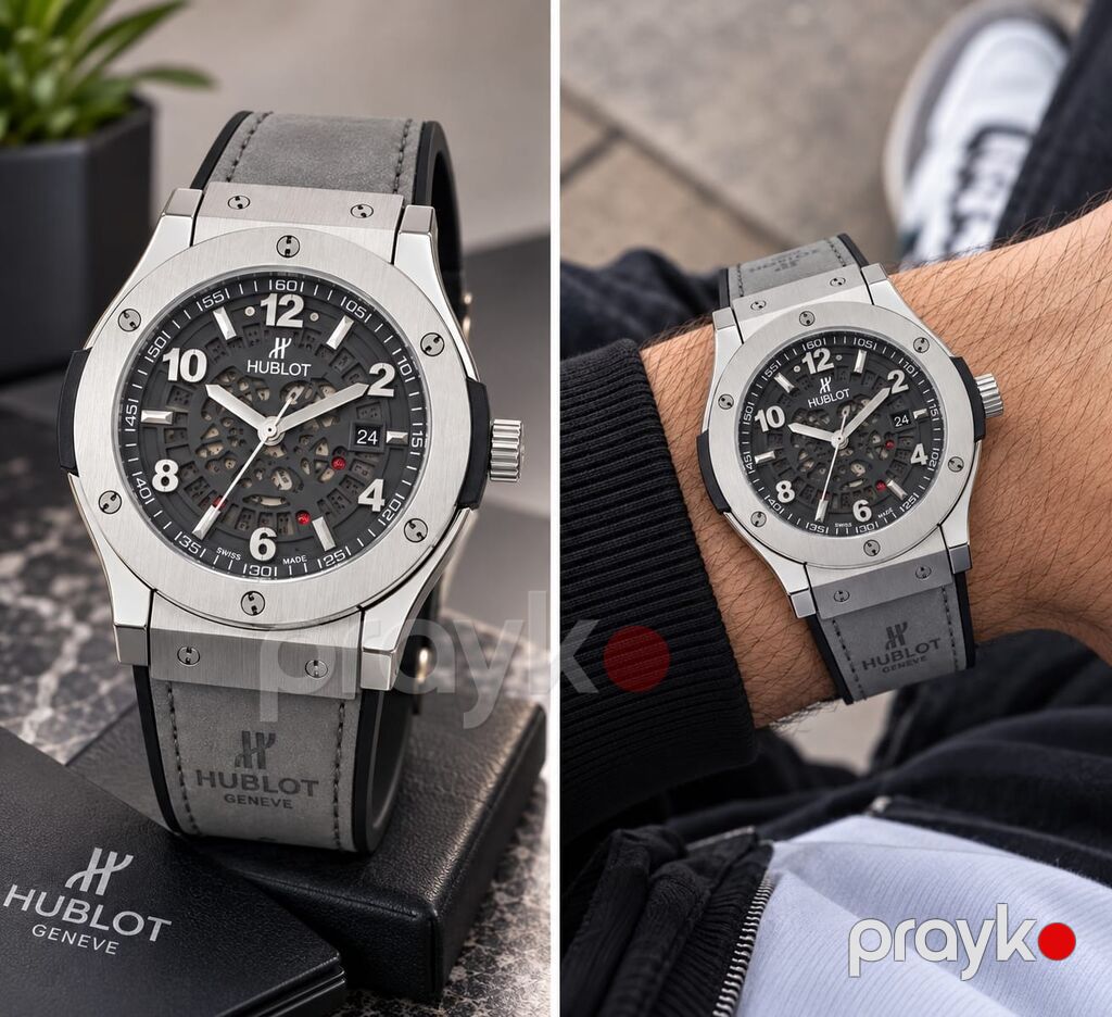 Yeni, Qol saatı, Hublot, rəng - Qara — Qol saatları, Bakı (3)