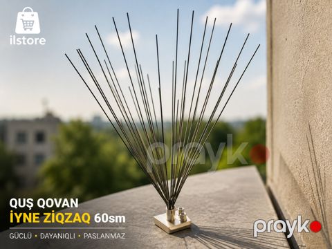 Quş qovan iynə ziqzaq 60sm — Bakı