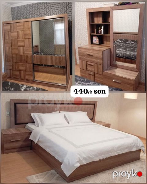 İkinəfərlik çarpayı, Dolab, Termo, 2 tumba, İşlənmiş — Bakı