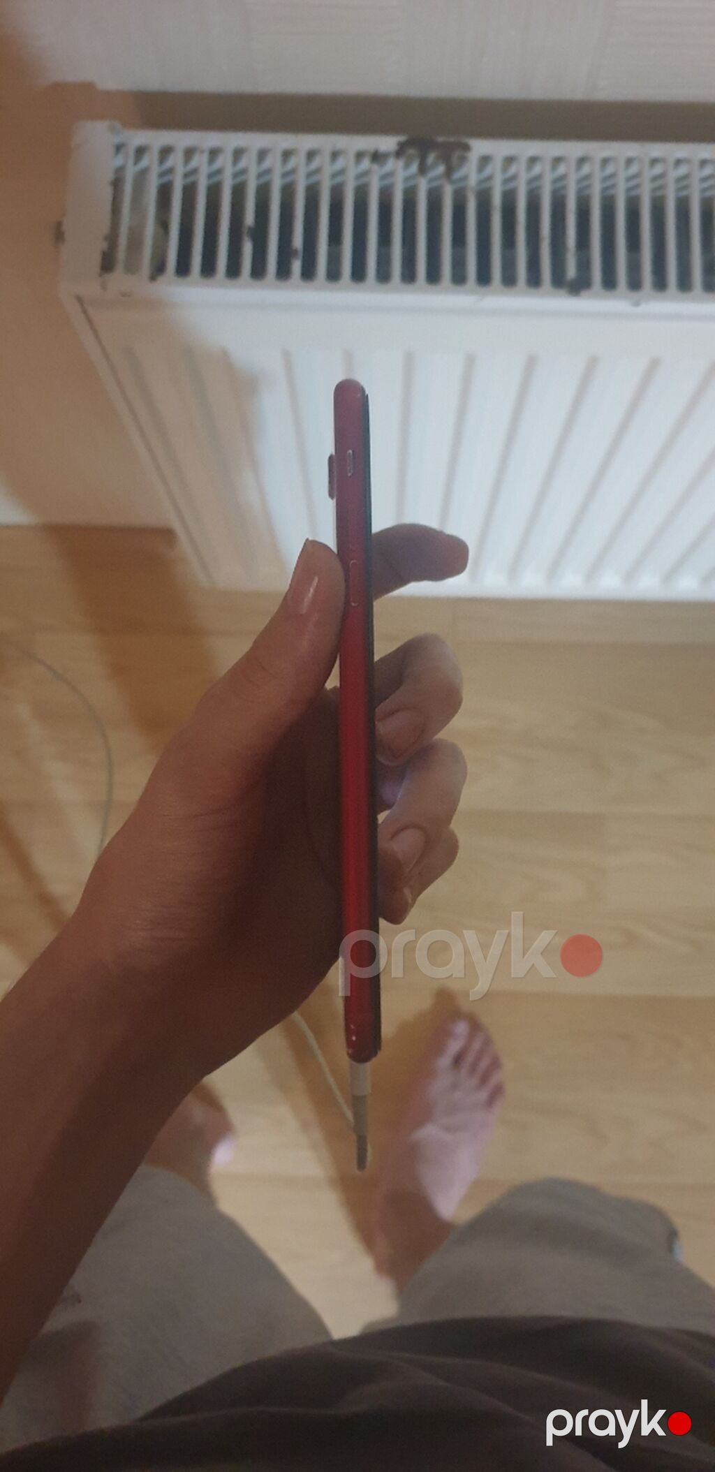 IPhone 8 Plus, Qırmızı, Simsiz şarj — Apple iPhone, Xaçmaz (4)