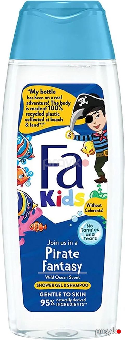 Uşaq üçün şampun və duş geli Fa Kids Pirate Fantasy 250 ml — Bakı