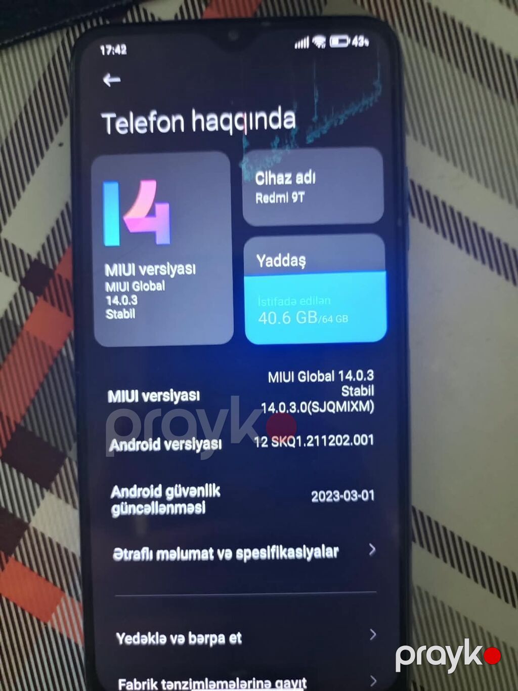 Xiaomi Mi 9T, 64 GB, rəng - Mavi, Barmaq izi — Xiaomi, Bakı (2)