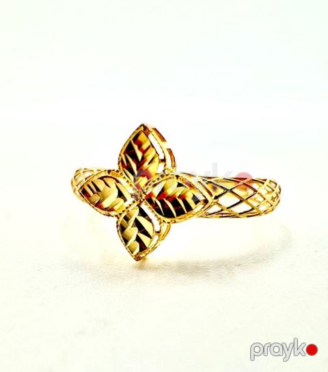 Qızıl qadın üzüyü 10467, 585 əyyar, ölçü 18 mm, 0.9 q - ozg.10467 — Bakı