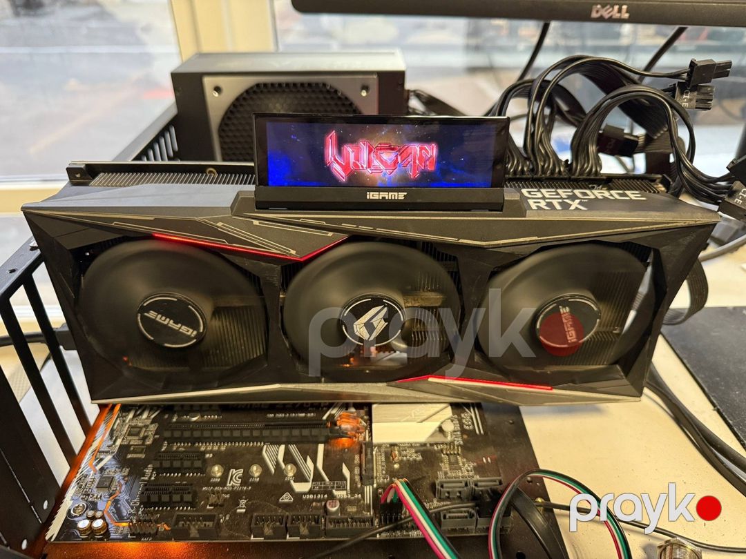 Colorful RTX 3060Ti iGame Vulcan OC LHR 8GB — Kompüterlər və noutbuklar, Bakı (7)