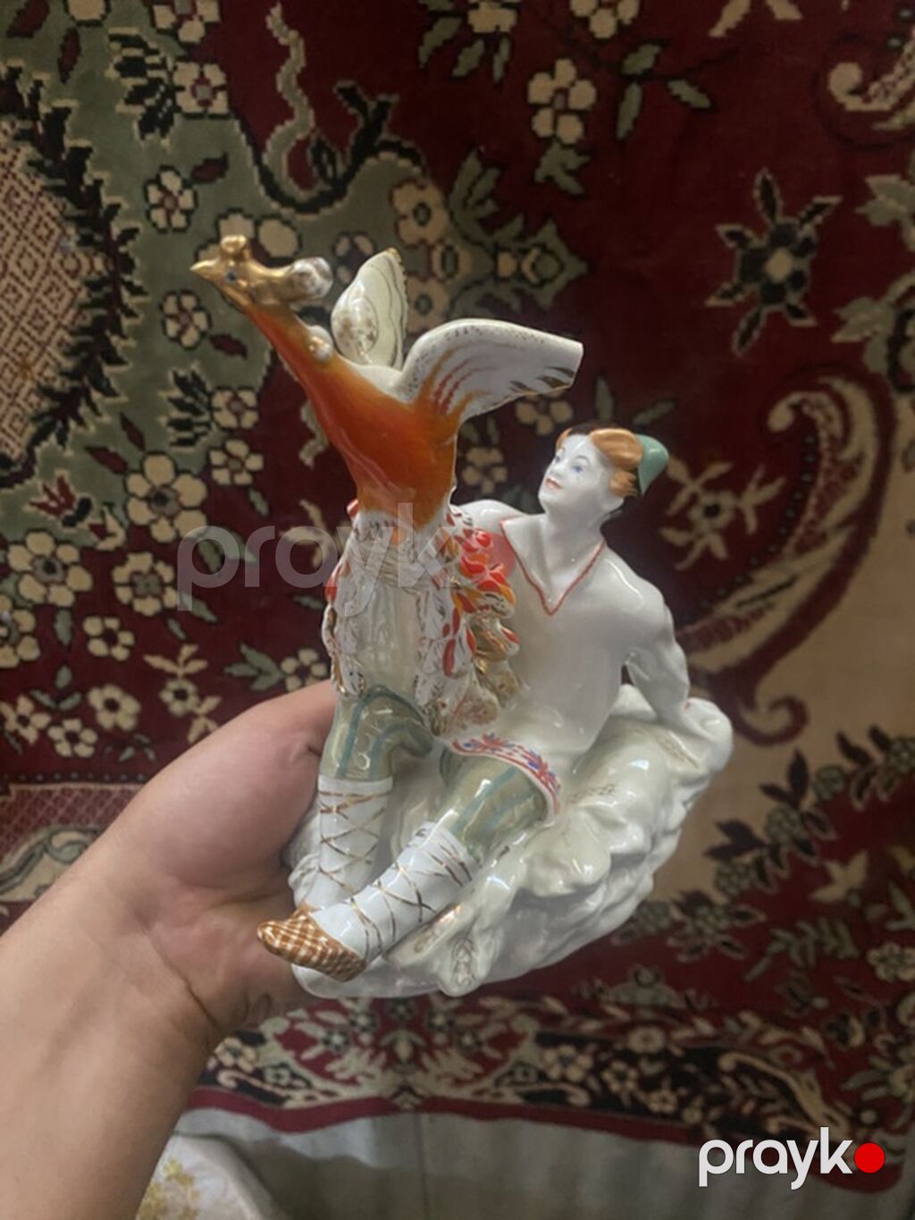 Fiqur, Keramika, rəng - Qızılı — Heykəlciklər və fiqurlar, Digah (2)