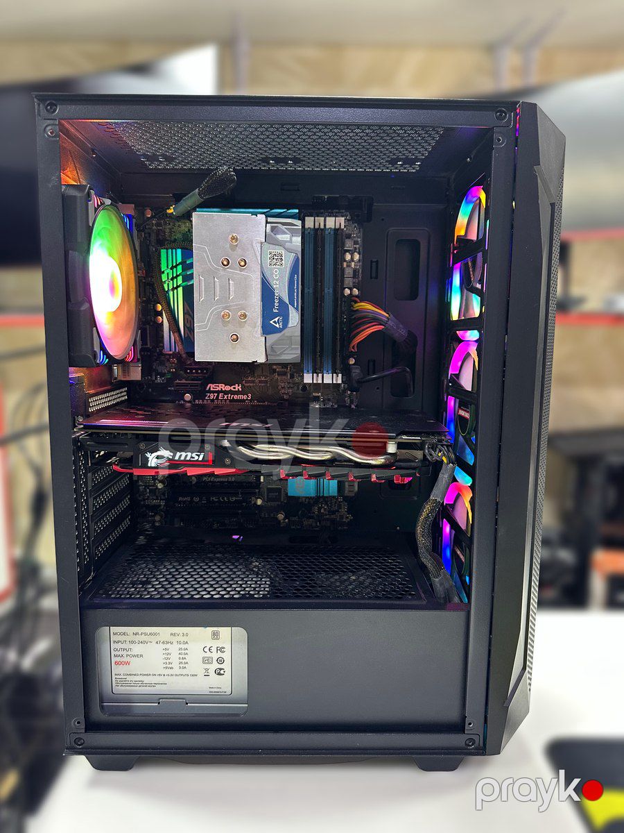 Gaming PC i7-4790K / GTX 1060 6GB / 16GB / 480GB SSD / 27" 165Hz — Masaüstü kompüterlər, Bakı (3)