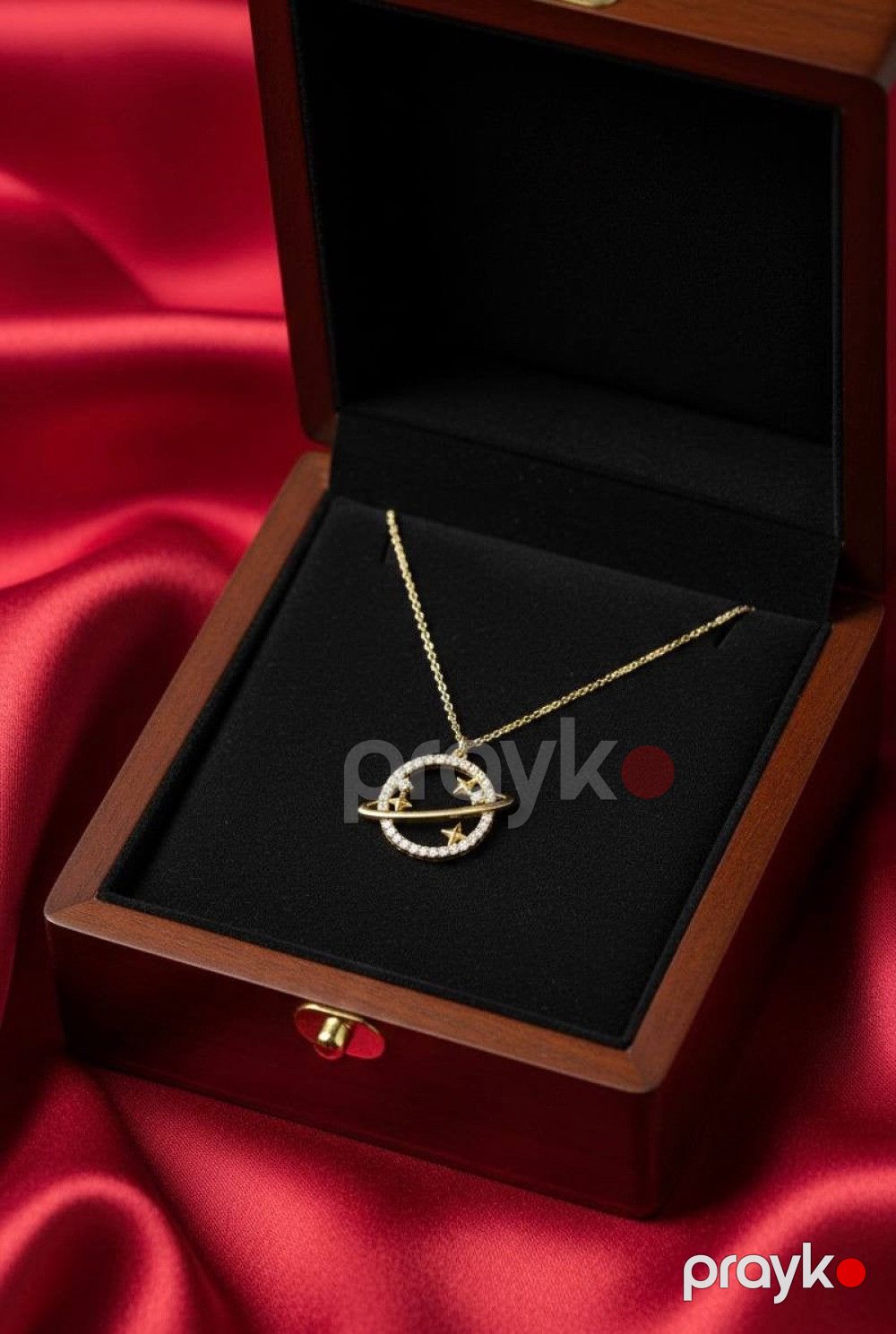 Boyunbağı qadınlar üçün 4215, qızıl 585 əyar VJ698169 — Mallar, Bakı (2)