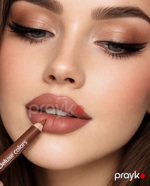 Dodaq qələmi Ideal Deluxe Colors - N08 Açıq qəhvəyi — Bakı