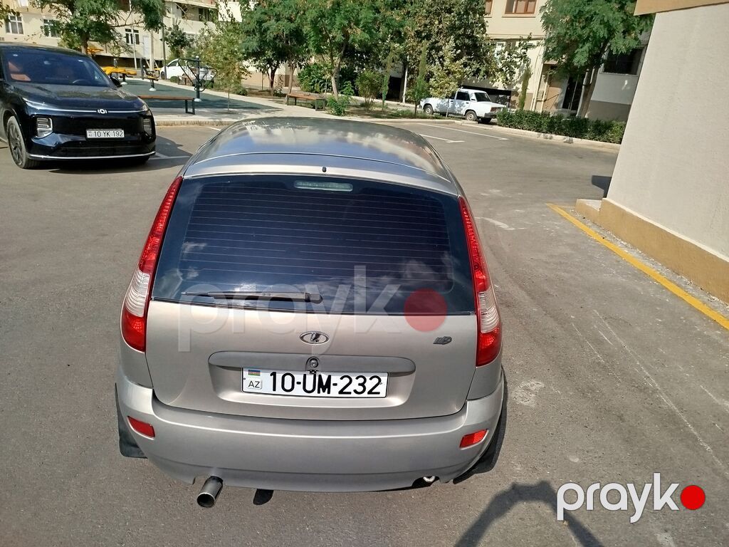 Lada Kalina hatchback - Korpus: 5 qapılı hatchback, gümüşü rəng — Avtomobillər, Gəncə (3)