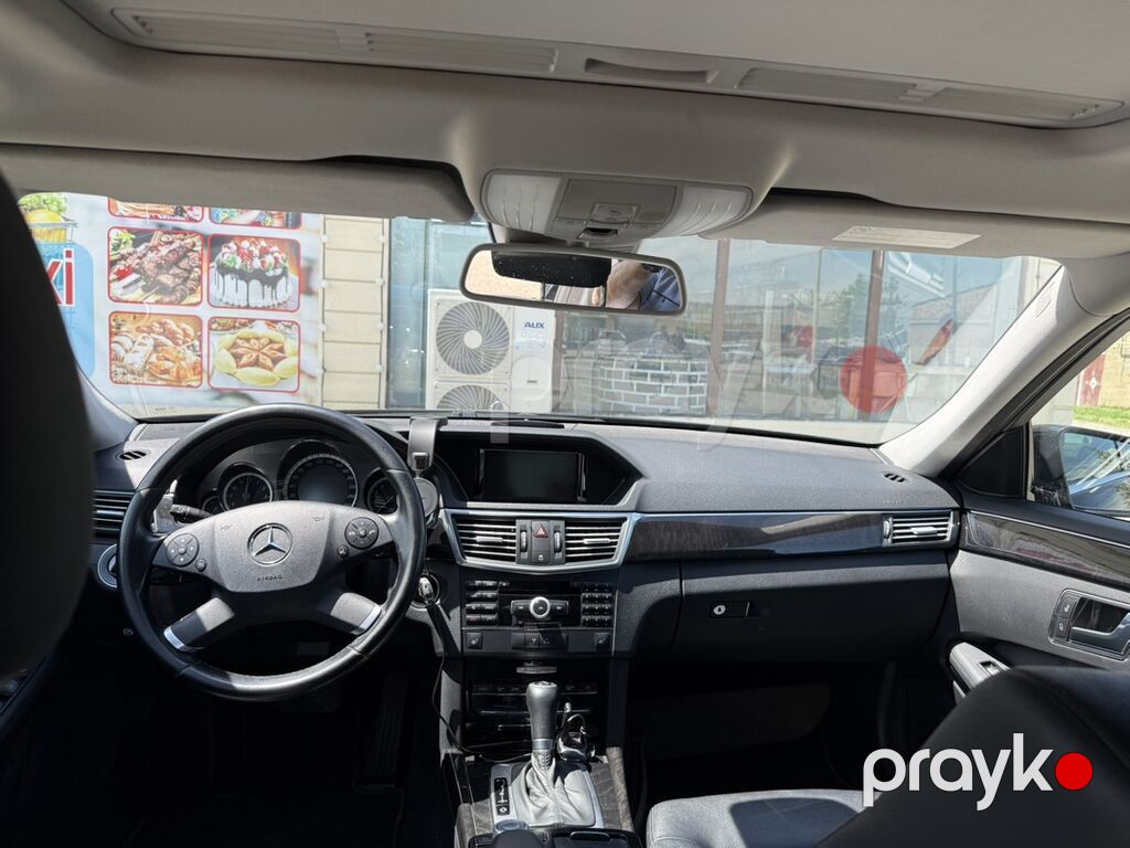 Mercedes-Benz E200 sedan, 2009-cu il, 1,8 turbo benzin, təmiz alman — Avtomobillər, Bakı (8)