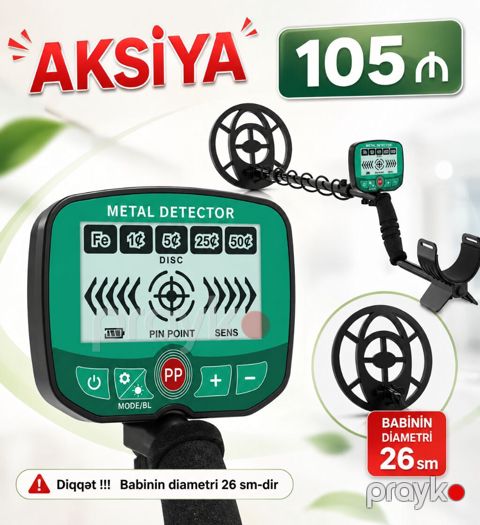 Metal detektoru. Hər növ metal tapır. Babinin — Lənkəran