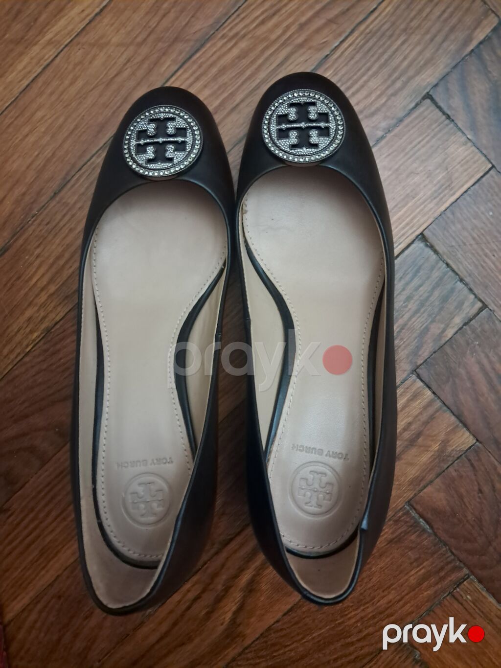 Tory Burch qadın tufliləri - Model: Dairəvi burunlu, alçaq enli blok — Tufl, Bakı (3)