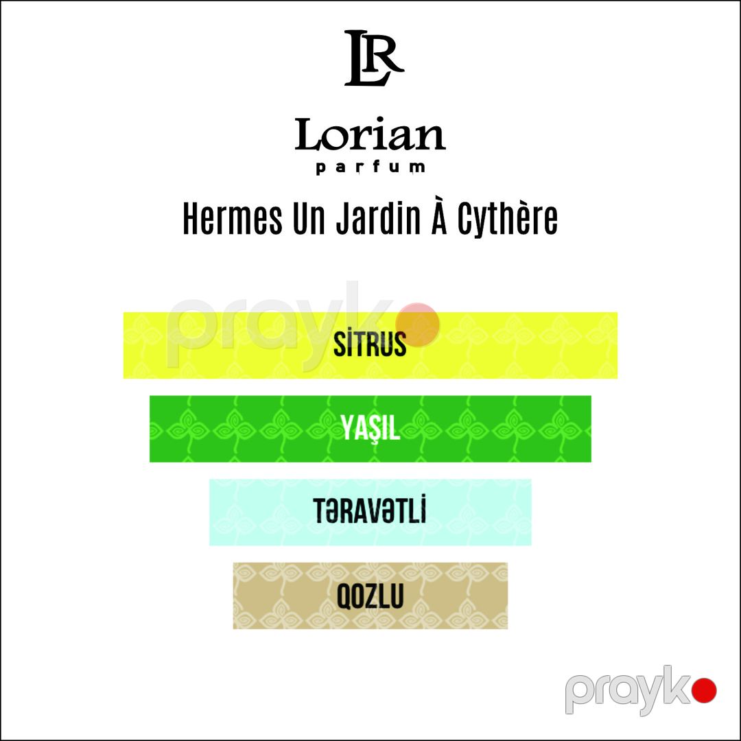 Lorian Parfum Un Jardin a Cythere uniseks ətir suyu 20 ml — Mallar, Bakı (2)