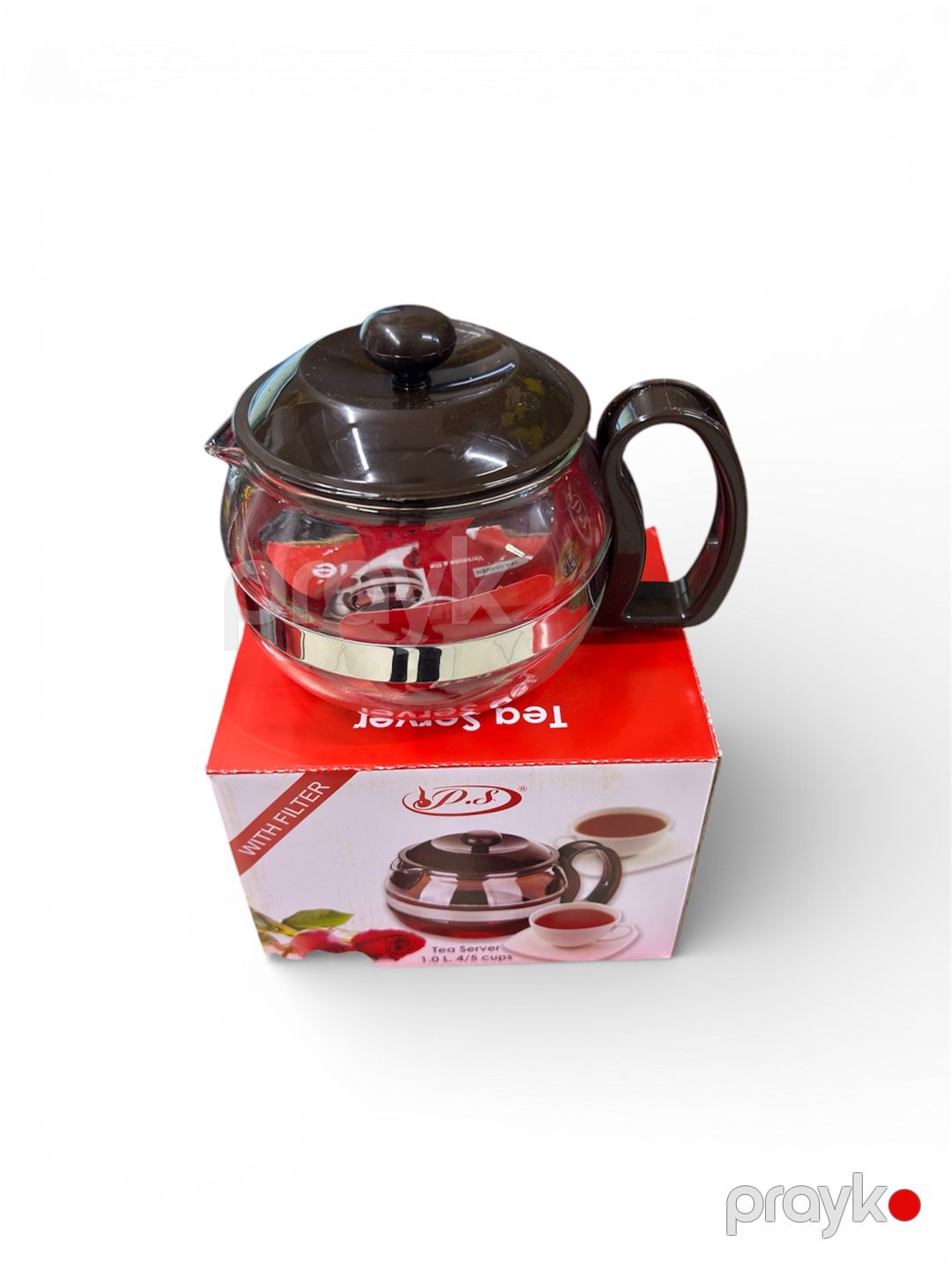 Dəmləmə çaydanı, filtr ilə, şüşə, 1 l — Mallar, Bakı (3)