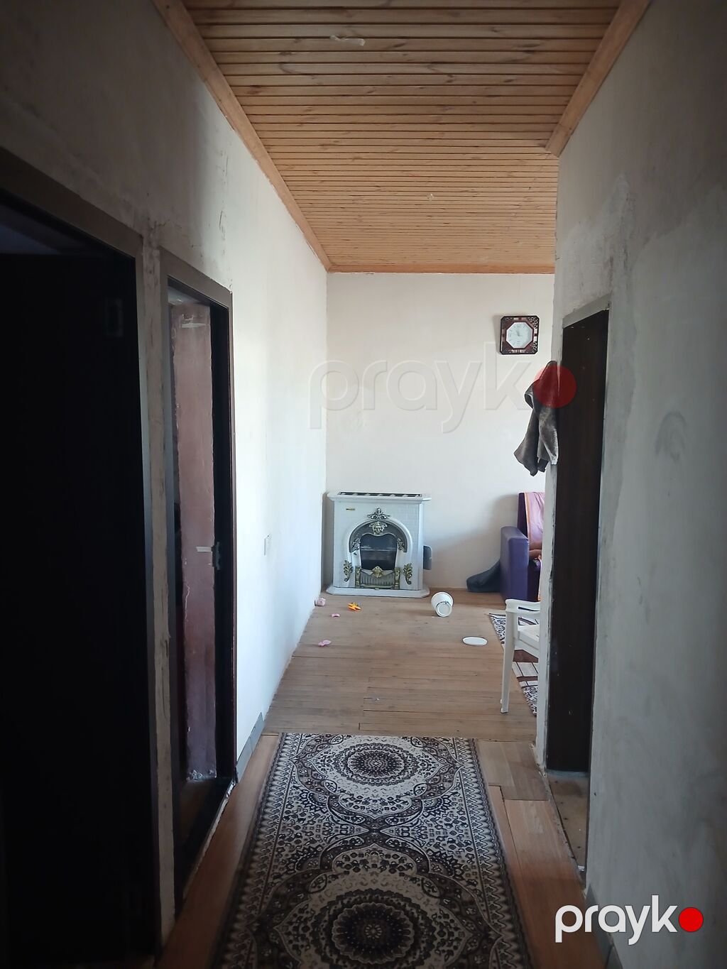 Həyətyanı sahəli həyət evi 2. Təsvir: - Daş hasarla əhatələnmiş — Ev, villa, Digah (5)