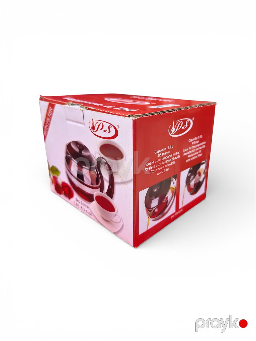 Dəmləmə çaydanı, filtr ilə, şüşə, 1 l — Mallar, Bakı (2)