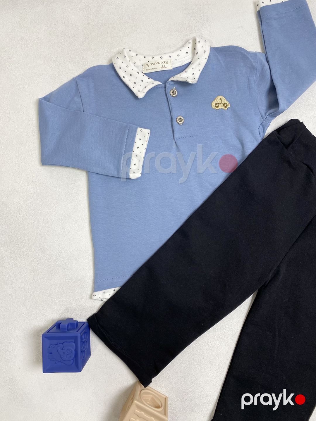Yenidoğulanlar üçün dəst, Mavi, Pambıq, 12-18 ay — Mallar, Bakı (2)