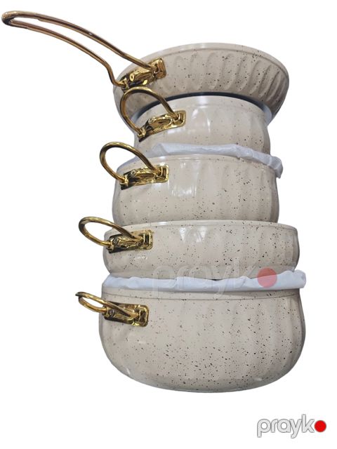 Qab dəsti AllB087, 5 əd, qranit, bej — Bakı