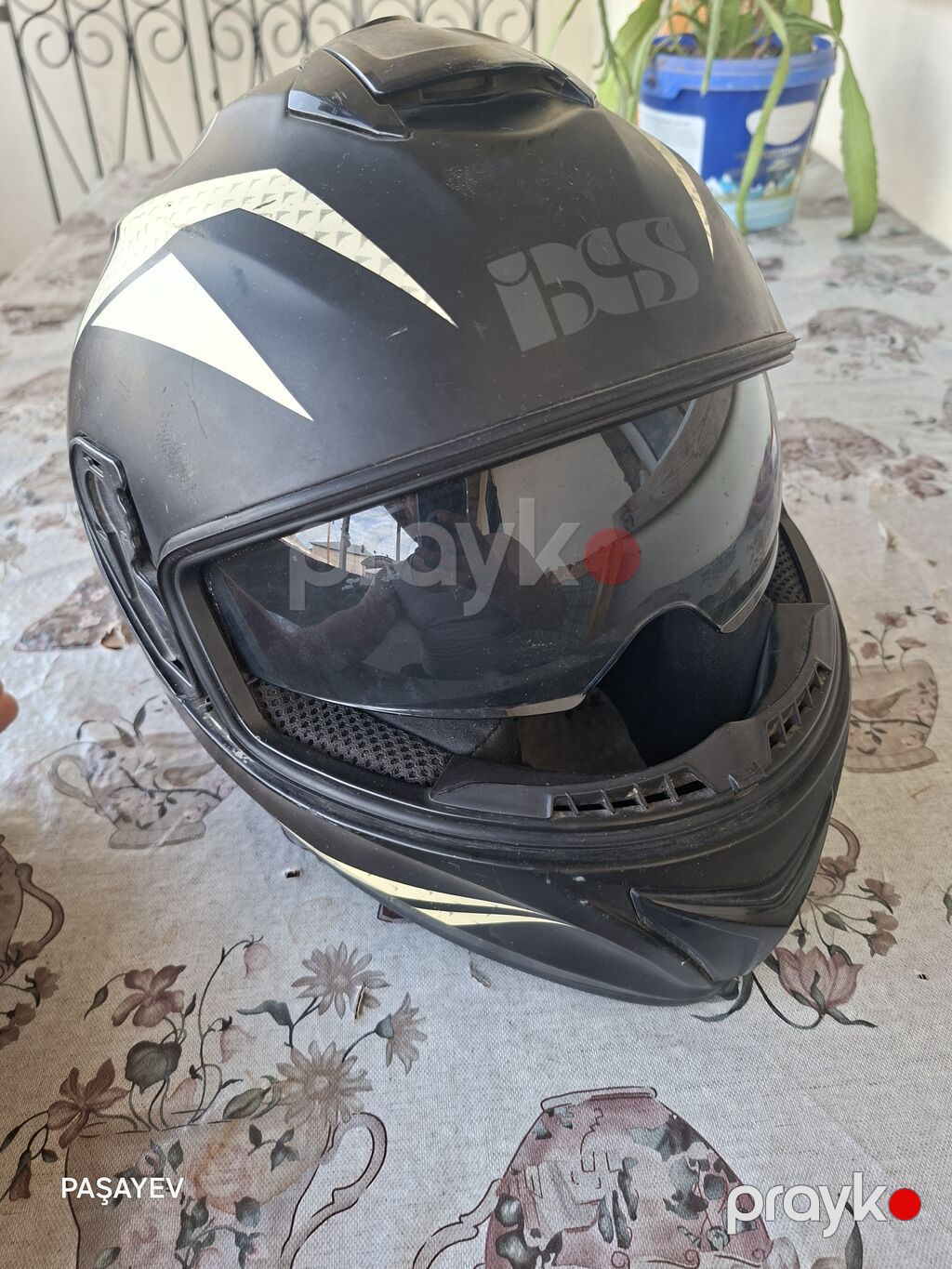 Motosiklet dəbilqəsi – tam üz (full-face) model Brend/loqo: iXS Rəng — Motosiklet geyimi, Sumqayıt (3)
