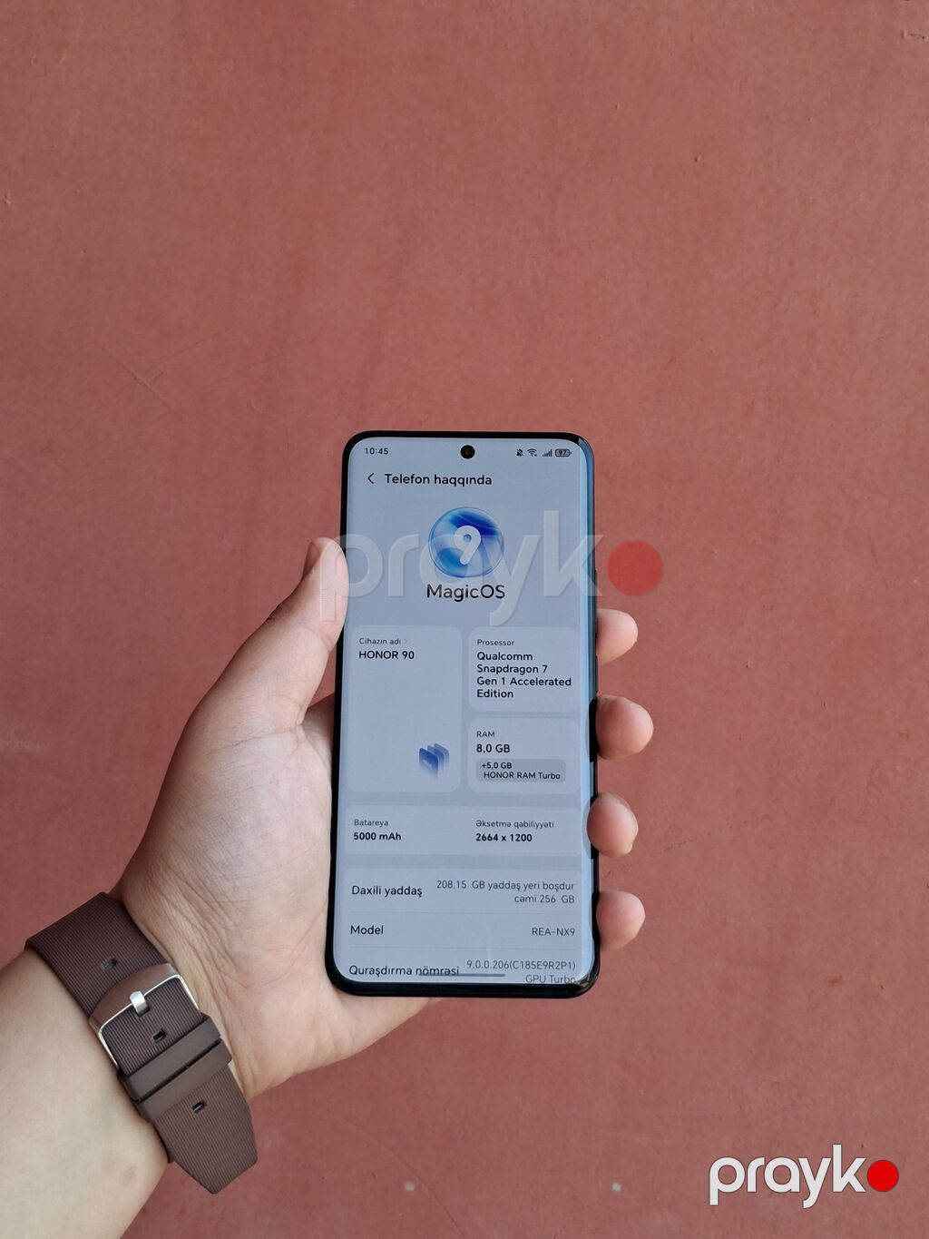 Honor 90, 256 GB, rəng - Qara, Zəmanət, Barmaq izi, Simsiz şarj — Honor, Bakı (4)