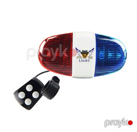 Velosiped üçün sayrışan işıq 0008, plastik, qara — Bakı