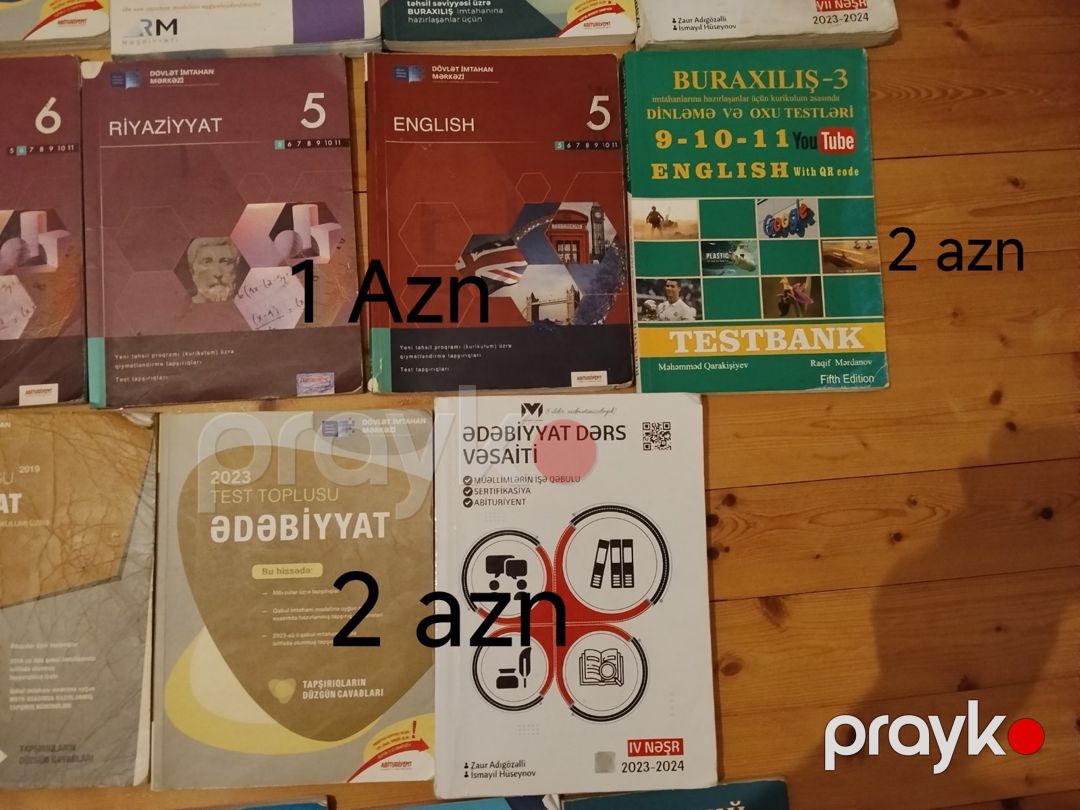 Dərslik və testlər — Məktəb və təhsil malları, Bakı (4)