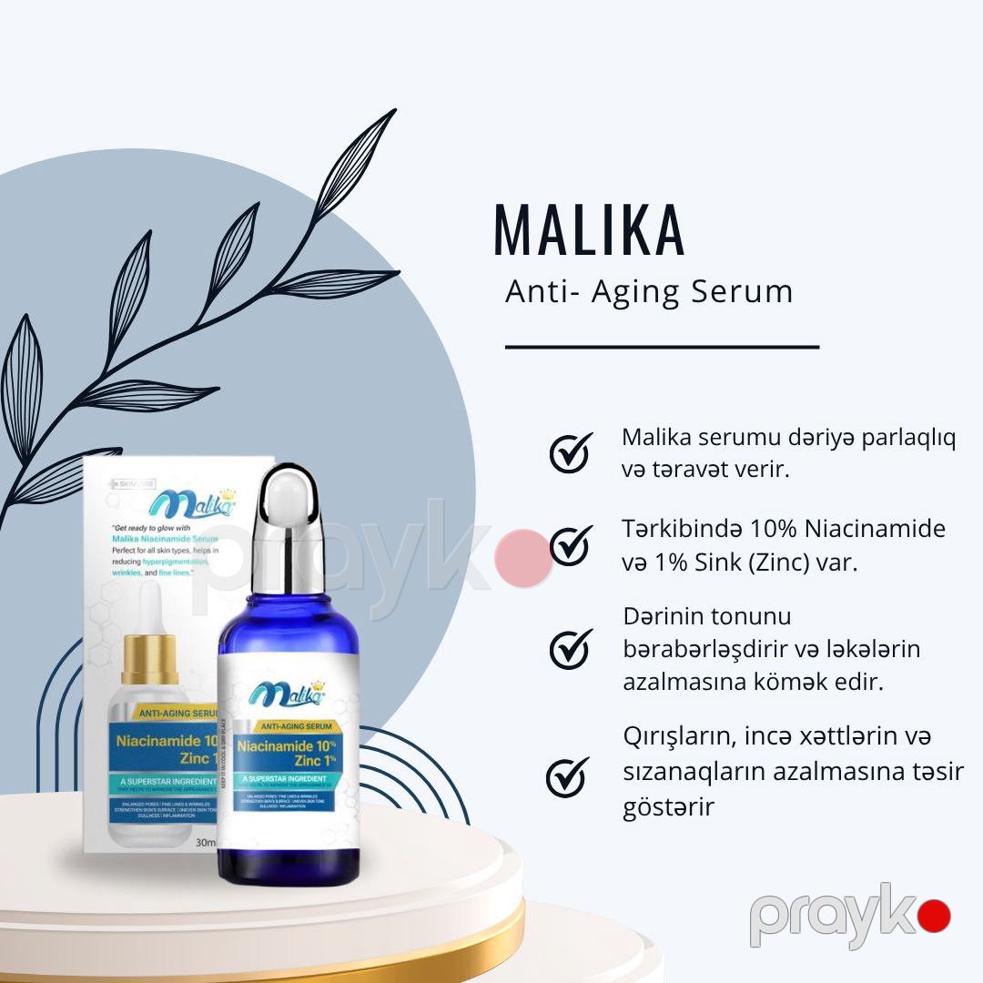 Üz üçün serum Malika Anti-Aging, 30 ml — Mallar, Bakı (2)