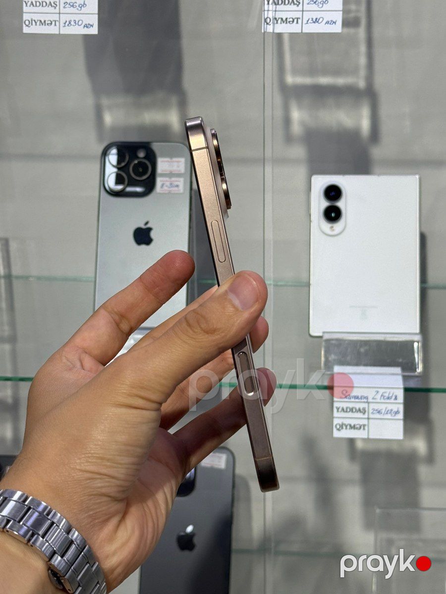 Apple iPhone 16 Pro Max Desert Titanium 256GB/8GB — Smartfonlar, Quba (4)