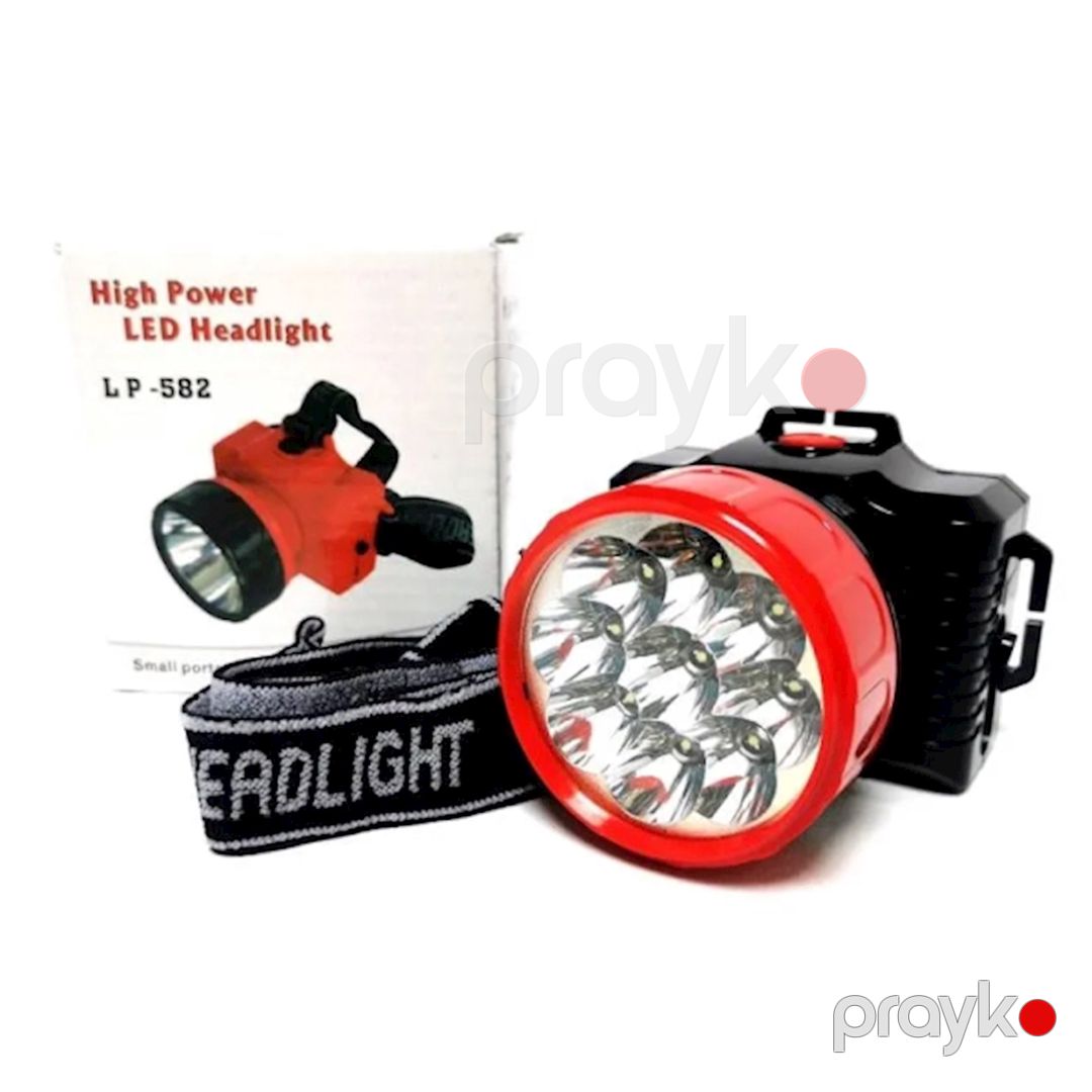 Alın fənəri LED LP-582, qara/qırmızı — Mallar, Bakı (2)