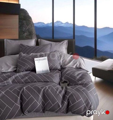 Yataq dəsti AnnaBerry, tünd bənövşəyi, Trendy PolyCotton, döşək örtüyü 180x240, yorgan üzü 160x220, yastıq üzü 50x70 (1 əd.), düzgün rənglər, solmayan parça, təravətli yuma effekti, tez quruyur, Türkiyə istehsalı keyfiyyəti - BL0164 — Bakı