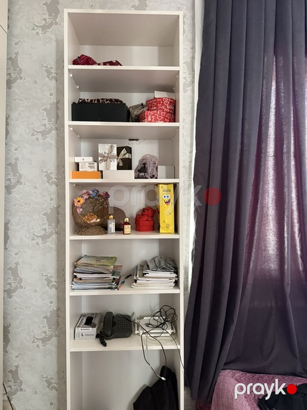 7 gözlü ağ rəngli iskelet/raf şkafı - 7 ədəd geniş və dərin rəf — Rəflər, Bakı (2)