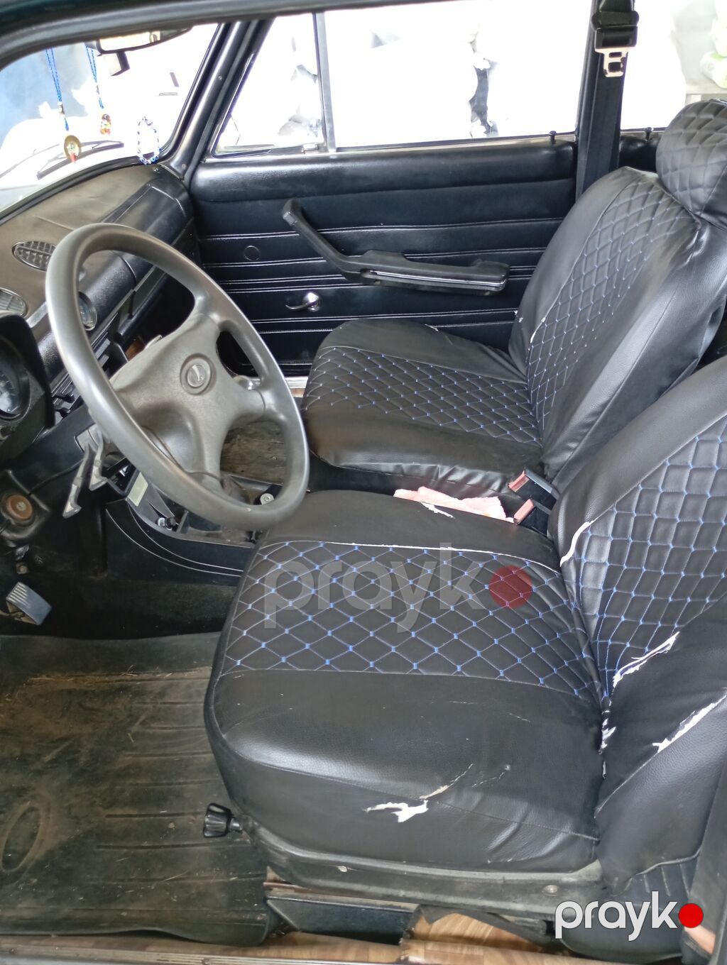 VAZ 2106 (Jiguli) sedan - Kuzov: klassik 4 qapılı sedan, tünd yaşıl — Avtomobillər, Naftalan (4)