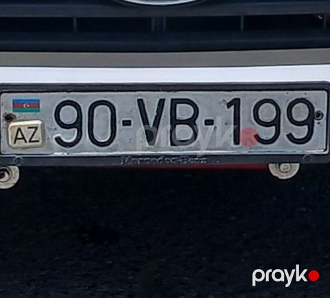 Avtomobil nömrə nişanı – Azərbaycan seriyası - Seriya: 90-VB-199 — Sumqayıt