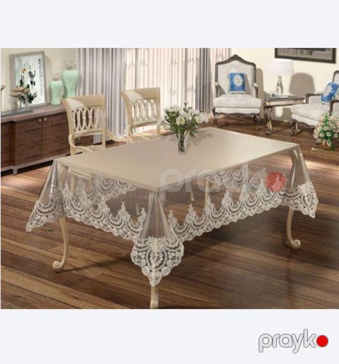 Süfrə İPÇ017-2903, şəffaf, slikon/gipür, 160x220 sm — Bakı