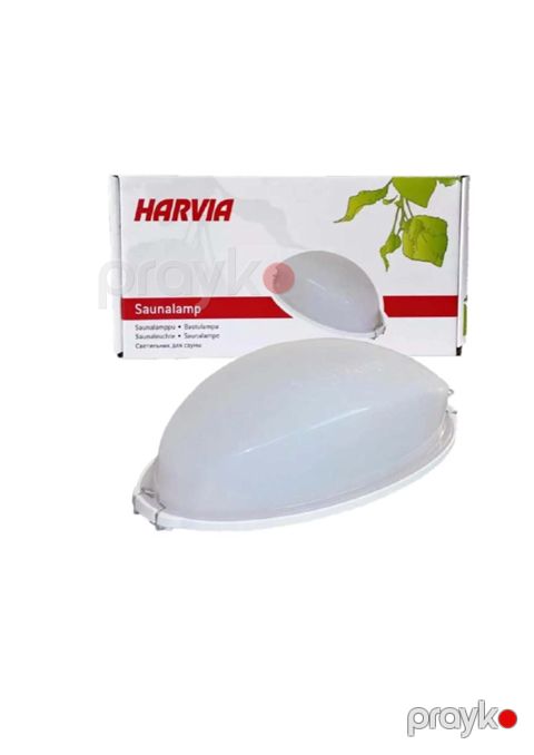 Sauna lampası Harvia, termal şüşə, ağ — Bakı