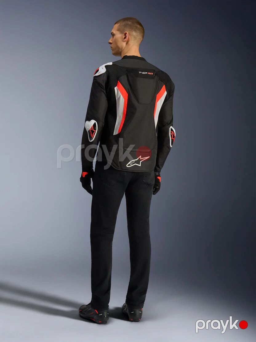 Motosikl gödəkcəsi Alpinestars T-GP Air Jacket 1030, poliester, qara/narıncı/ağ, ölçü XL — Mallar, Bakı (3)