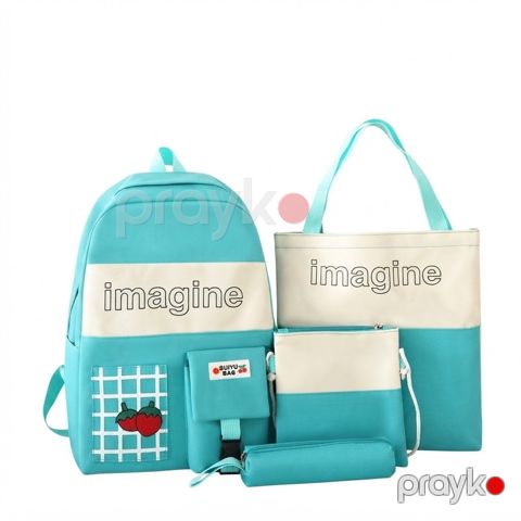 Məktəb çantaları dəsti Suiyu bag Imagine, poliester, mavi, 18 L — Bakı